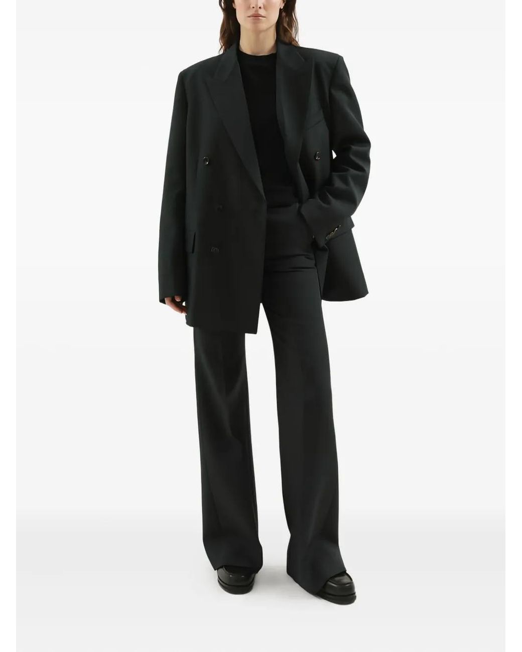 1989 STUDIO Black Double-Breasted Blazer