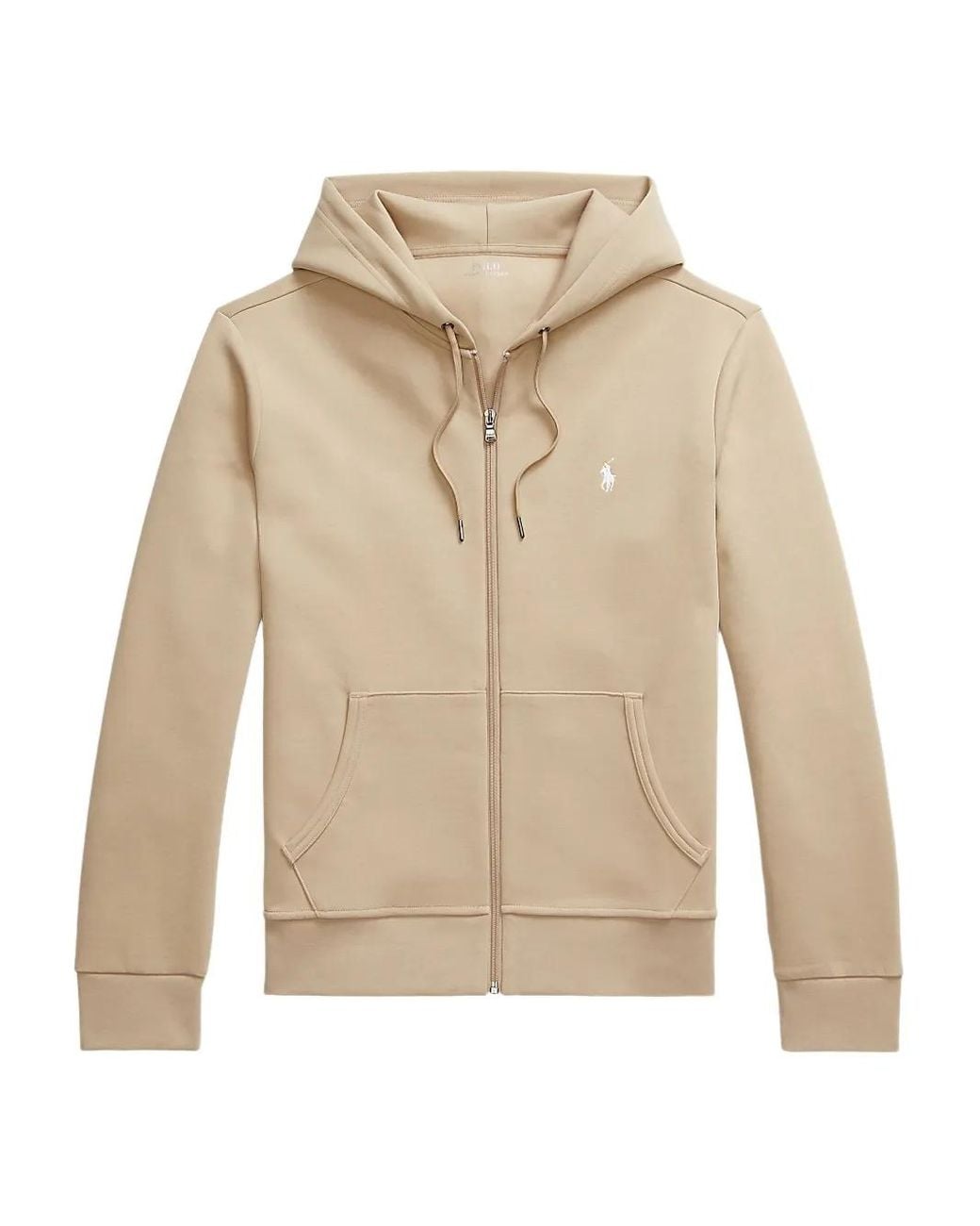 Polo Ralph Lauren Natural Double-Knit Zip-Up Hoodie for men