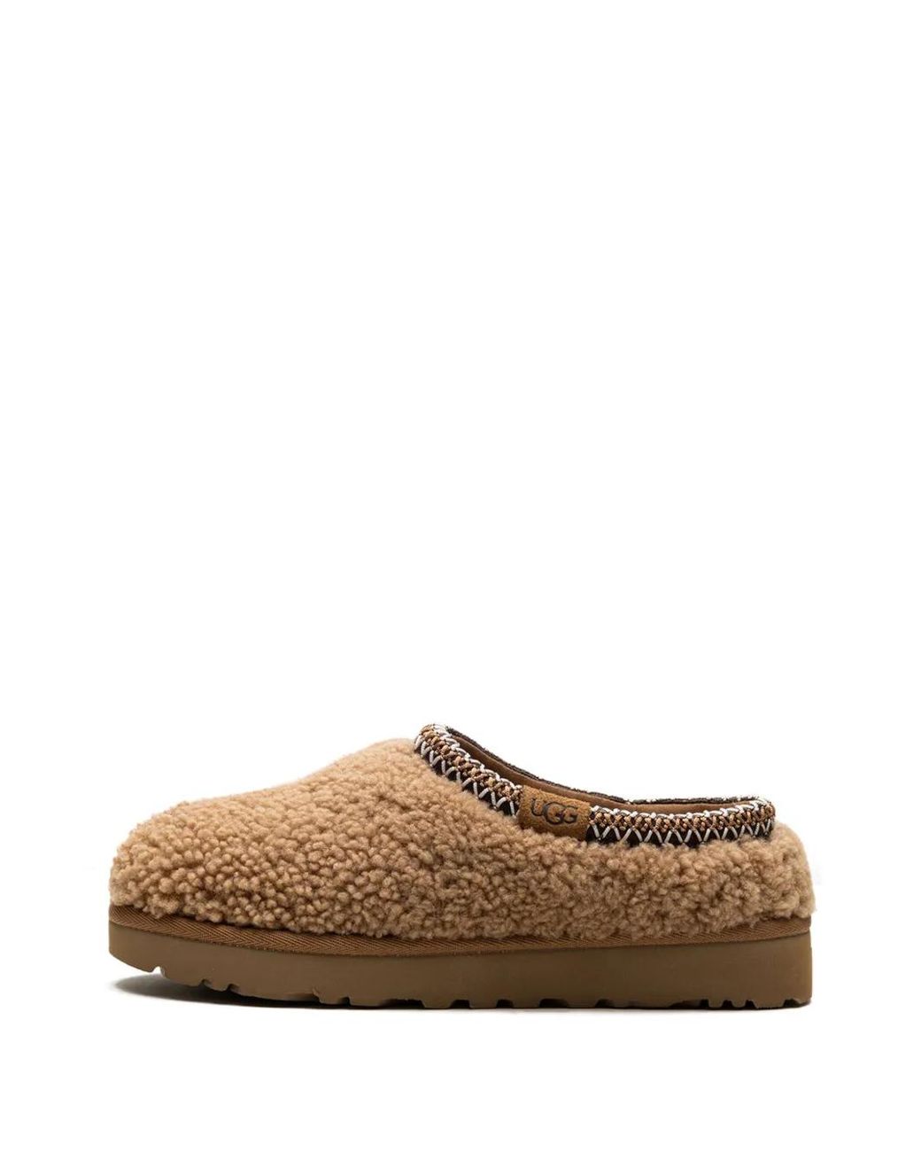 Ugg Brown Tasman Maxi Curly Slipper