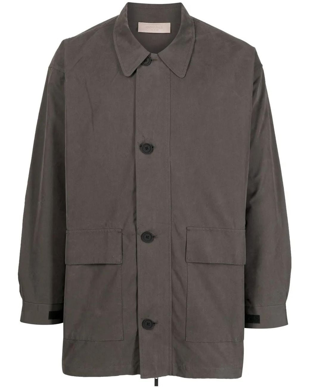 Fear Of God Gray Barn Shirt Jacket for men