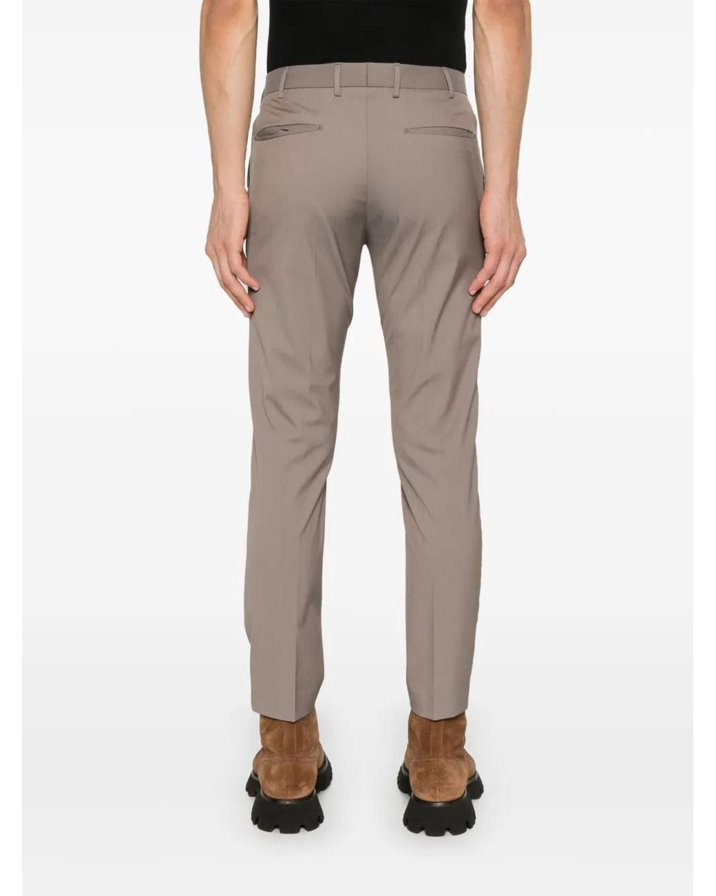 PT Torino Gray Edge Chinos for men