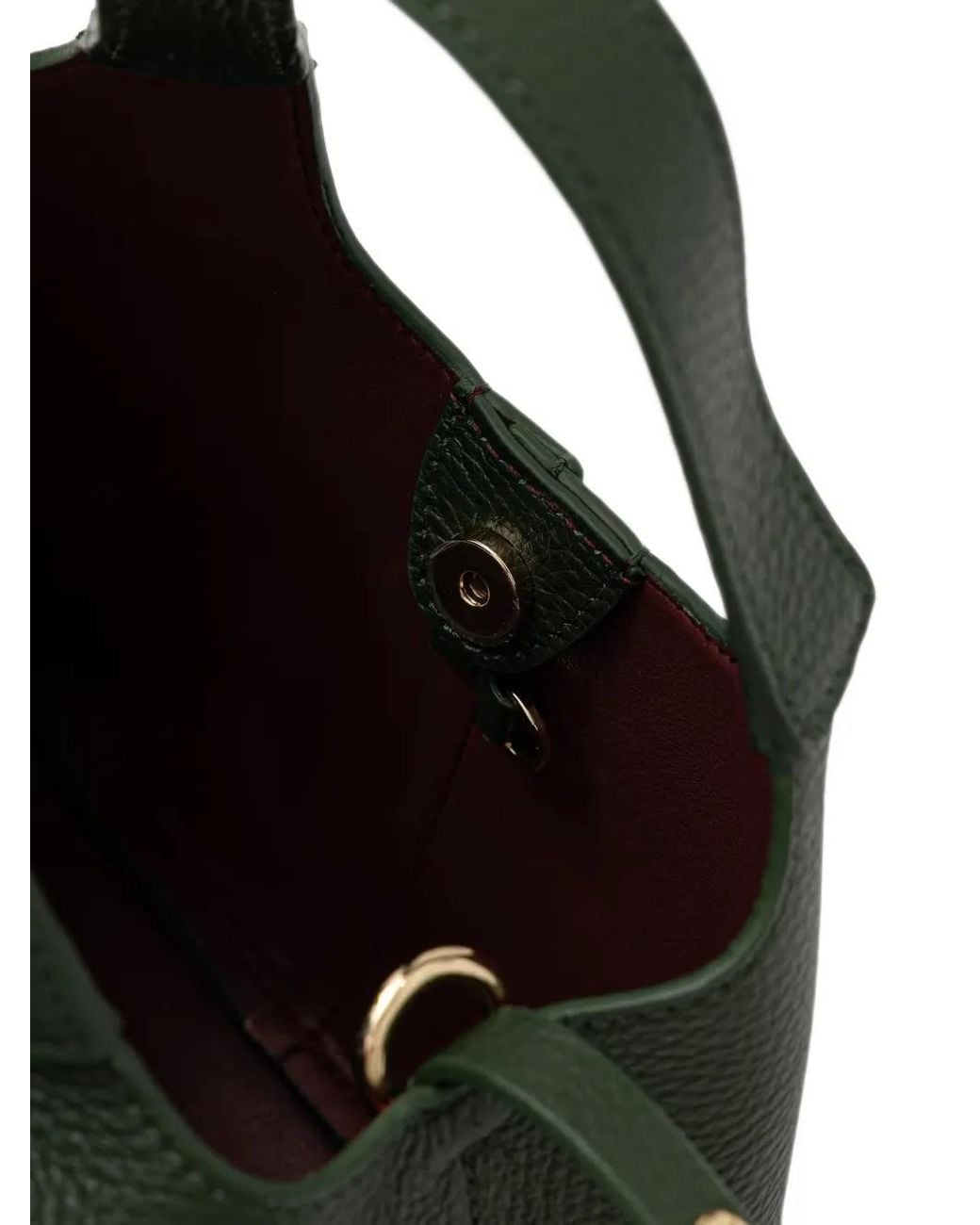 Coccinelle Green Small C-Easy Leather Tote Bag
