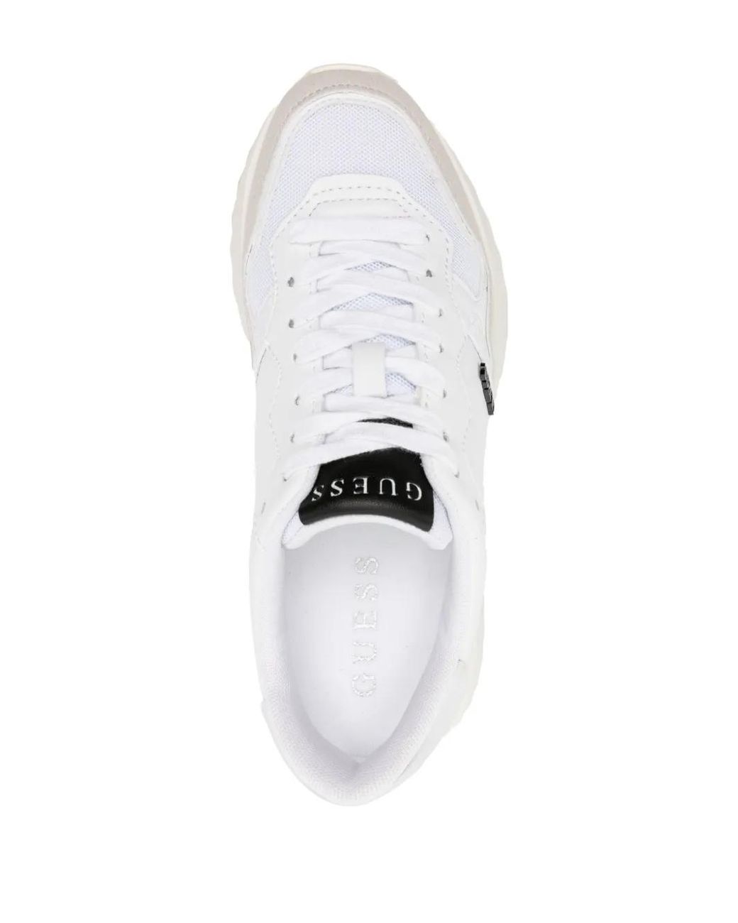 Guess White Vinna Wedge Sneakers
