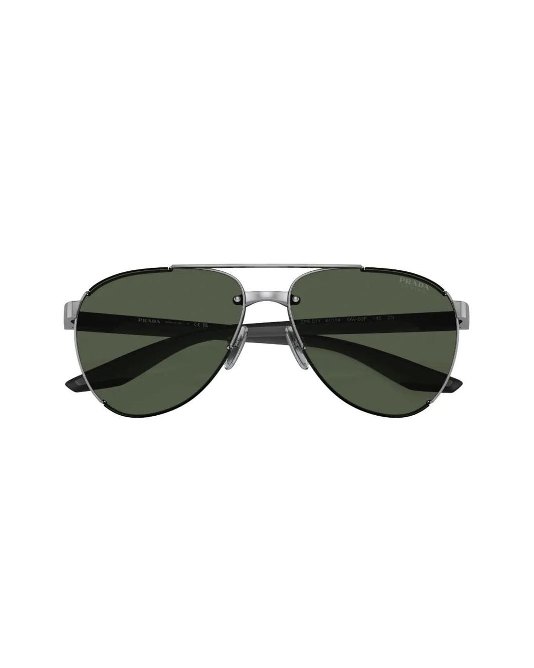 Prada Green Linea Rossa Sunglasses for men