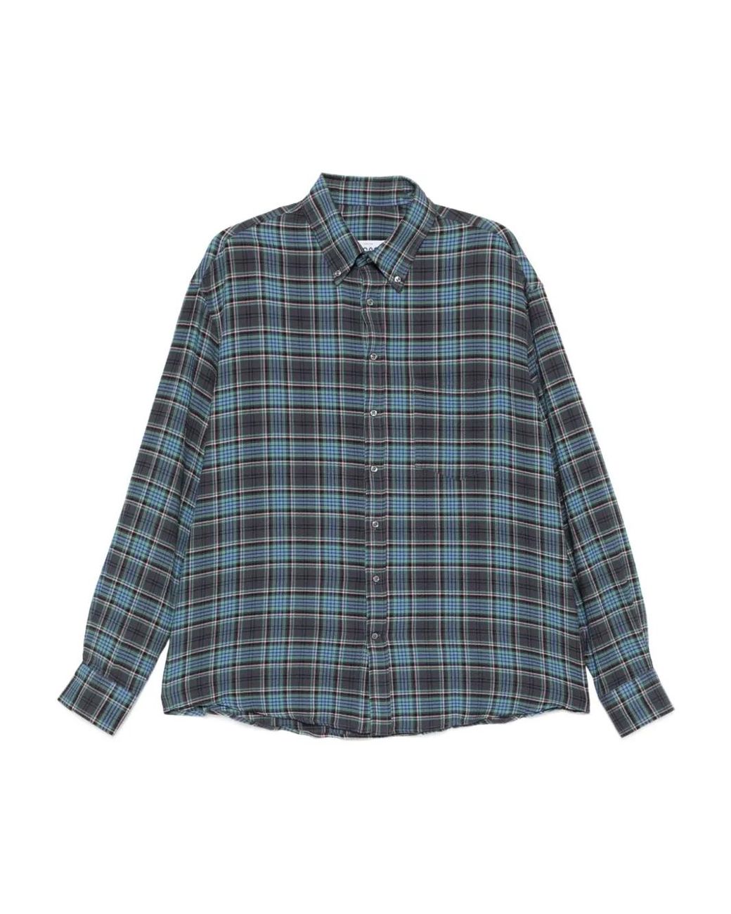 Camicia A Quadri di LC23 in Blue da Uomo