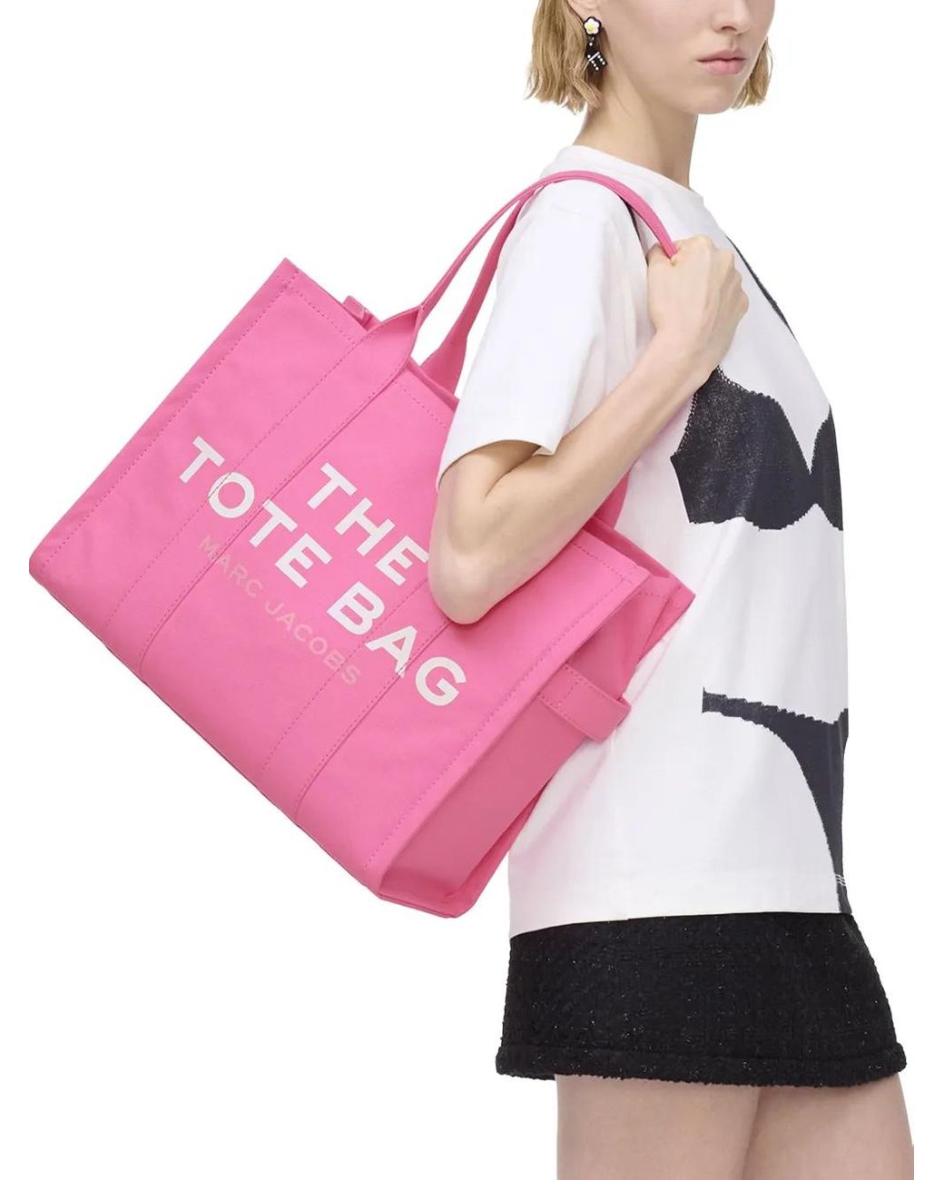Marc Jacobs Pink The Large Tote Bag