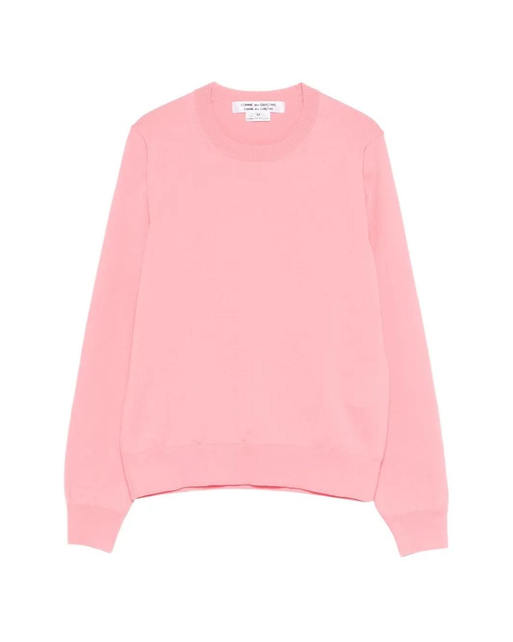 Comme des Garçons Pink Crewneck Sweater