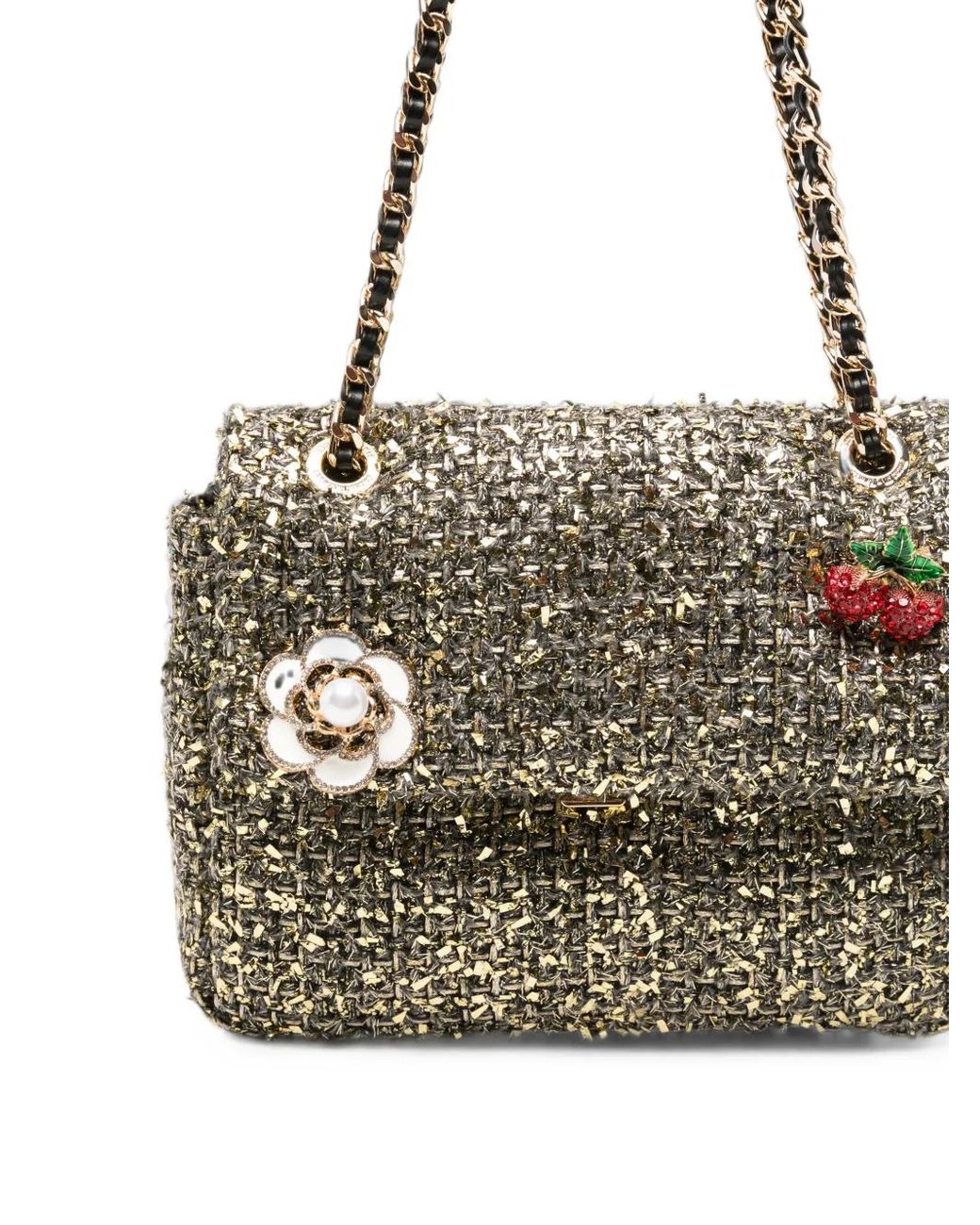 MINIME Natural Embellished Mini Shoulder Bag