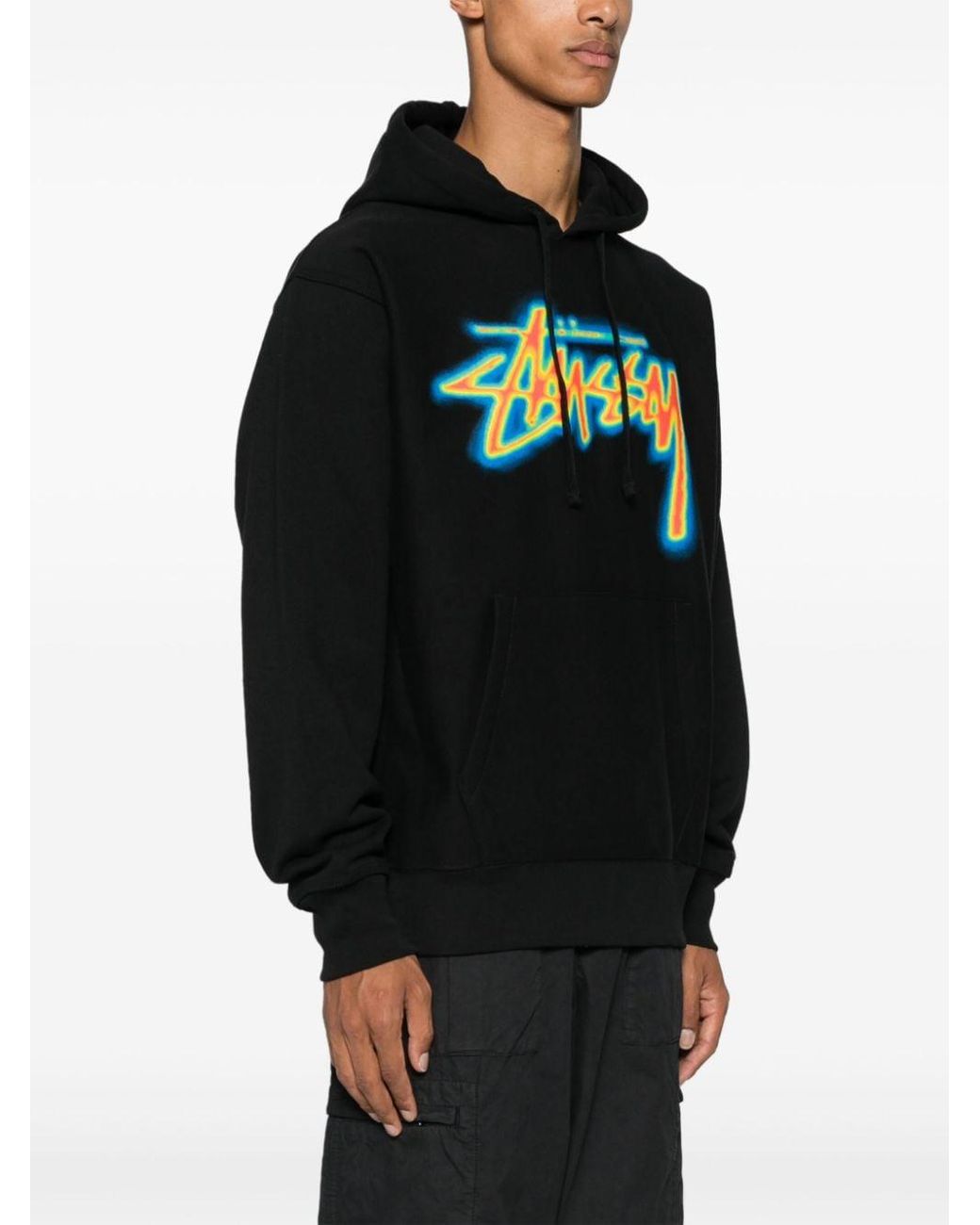 【STUSSY】☆フーディ☆THERMAL STOCK HOODIE Stussy Thermal Stock Hoodie in Black | Lyst