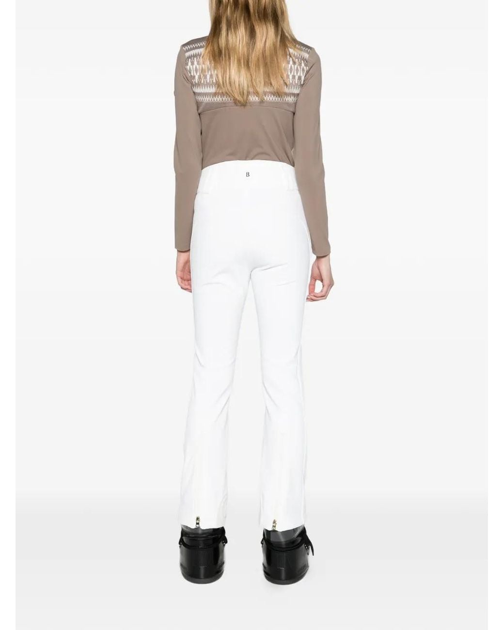 Bogner White Hazel Softshell Ski Trousers
