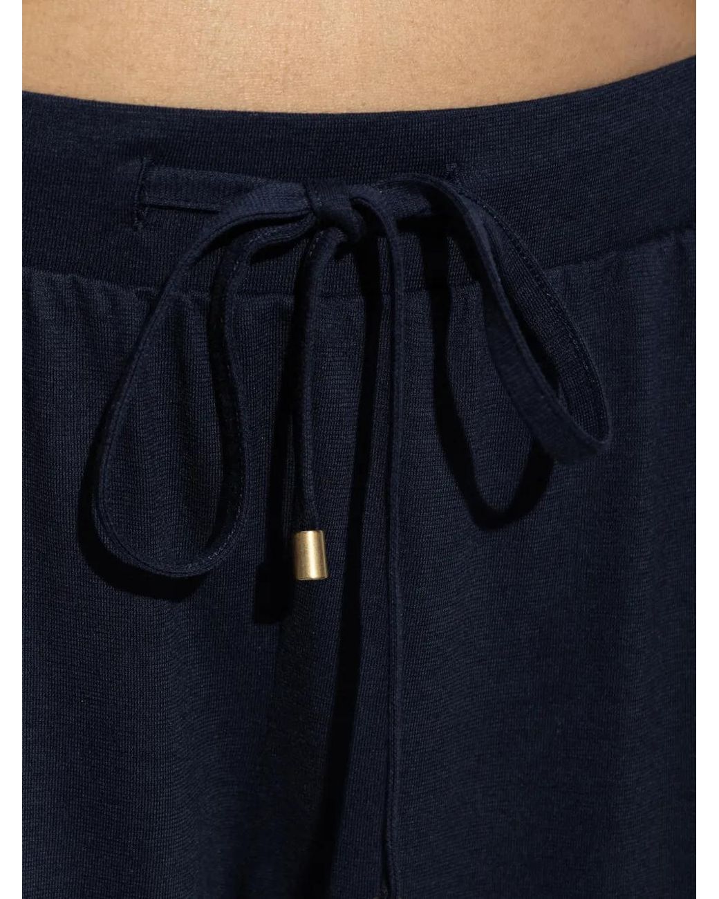 Hanro Blue Drawstring-Waist Trousers