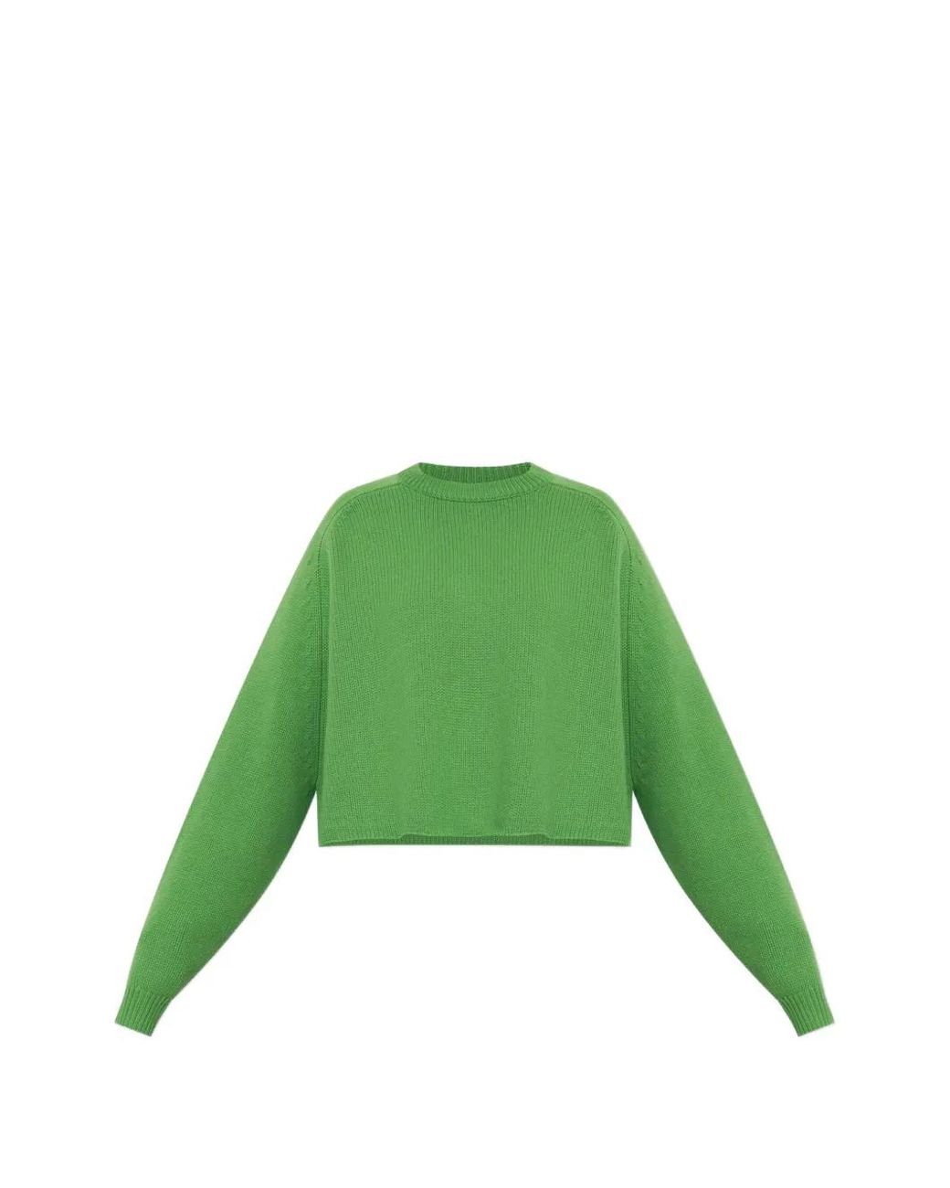 Lisa Yang Green Karine Long-Sleeve Sweater