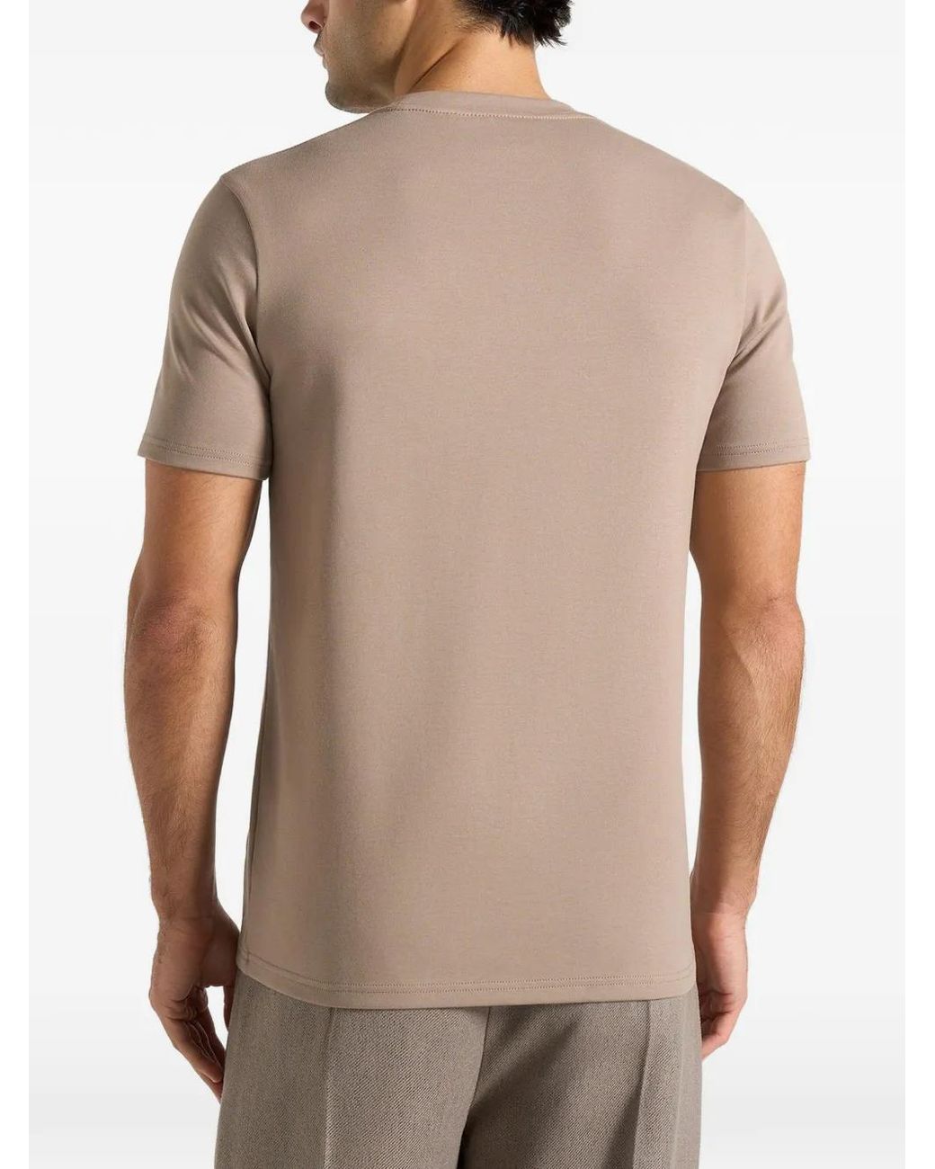 Manière De Voir Gray Ts002 T-Shirt En Coton Taille Régulière for men