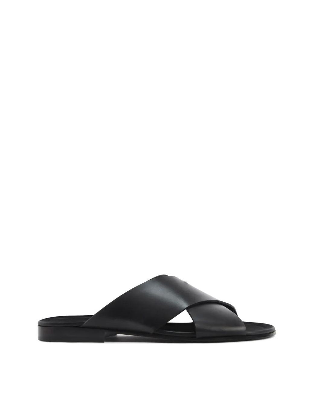 Giuseppe Zanotti Black Keanu Flat Sandals for men