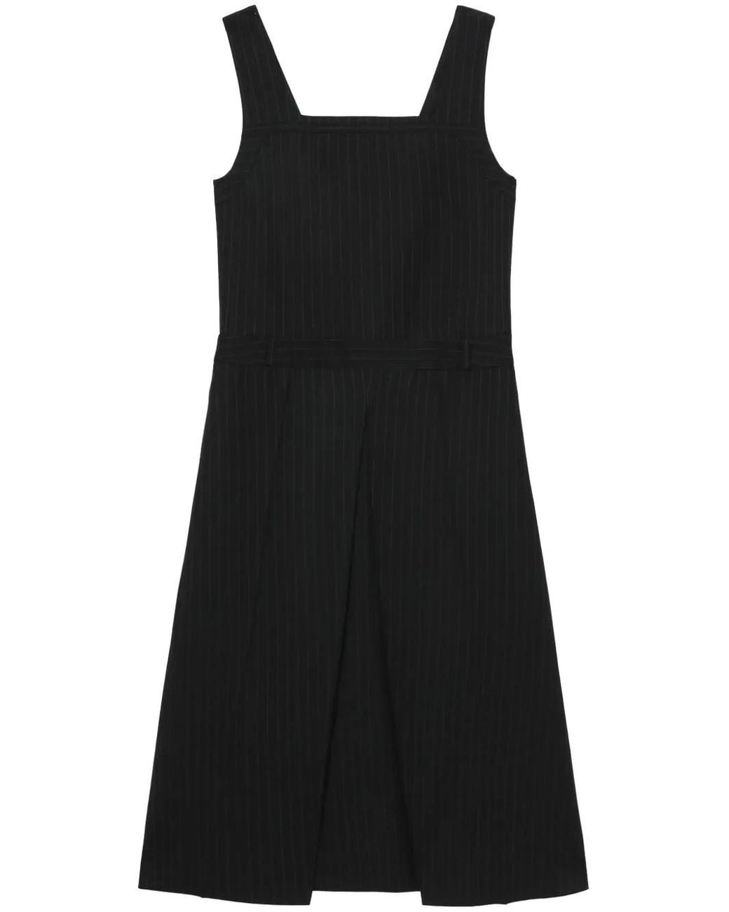 Low Classic Black Striped Dress