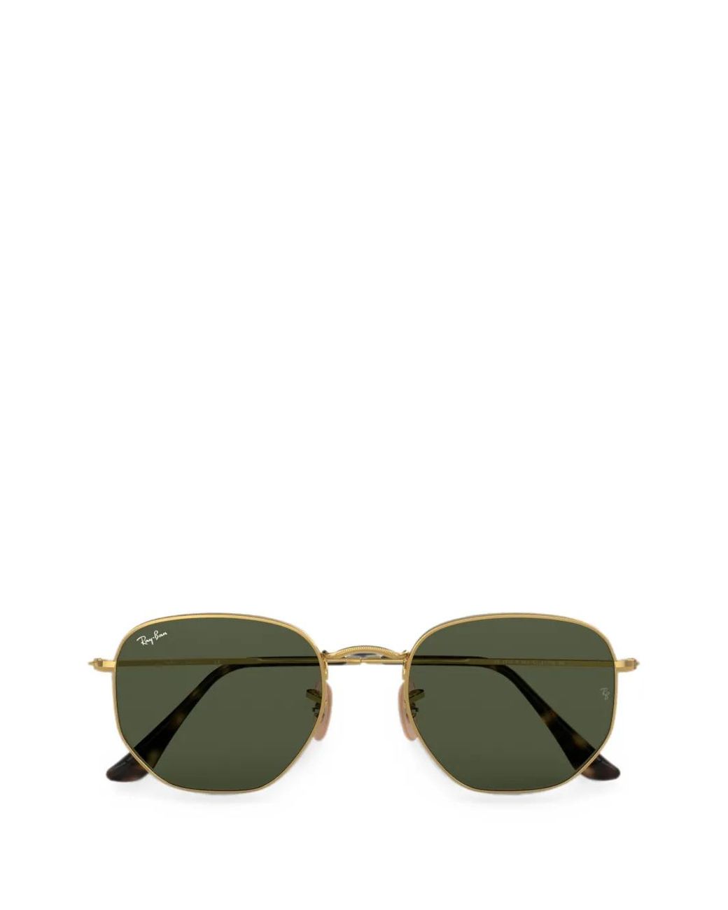 Ray-Ban Green Hexagonal Flat Lenses Sunglasses