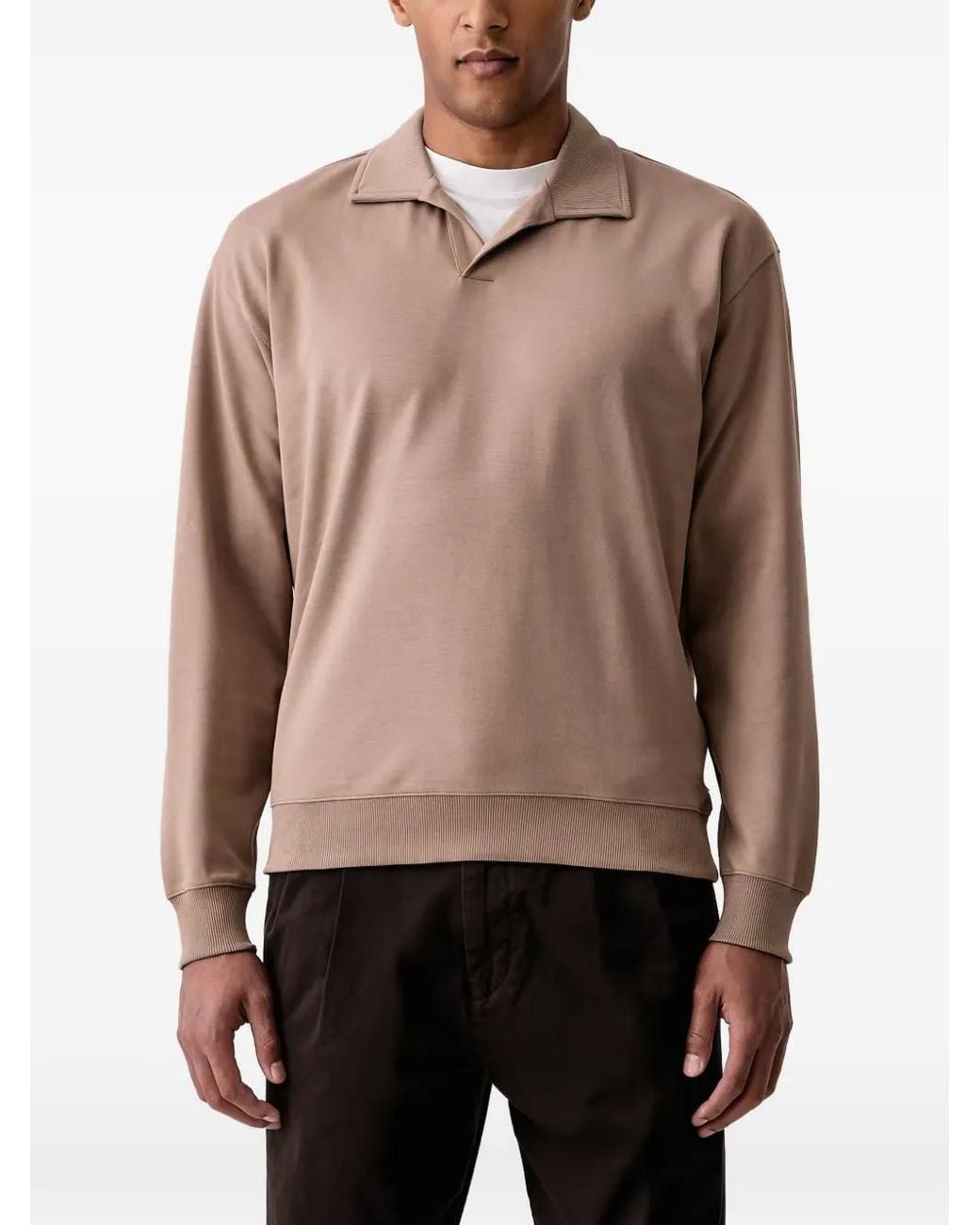 Marc O' Polo Natural Polo-Collar Sweater for men
