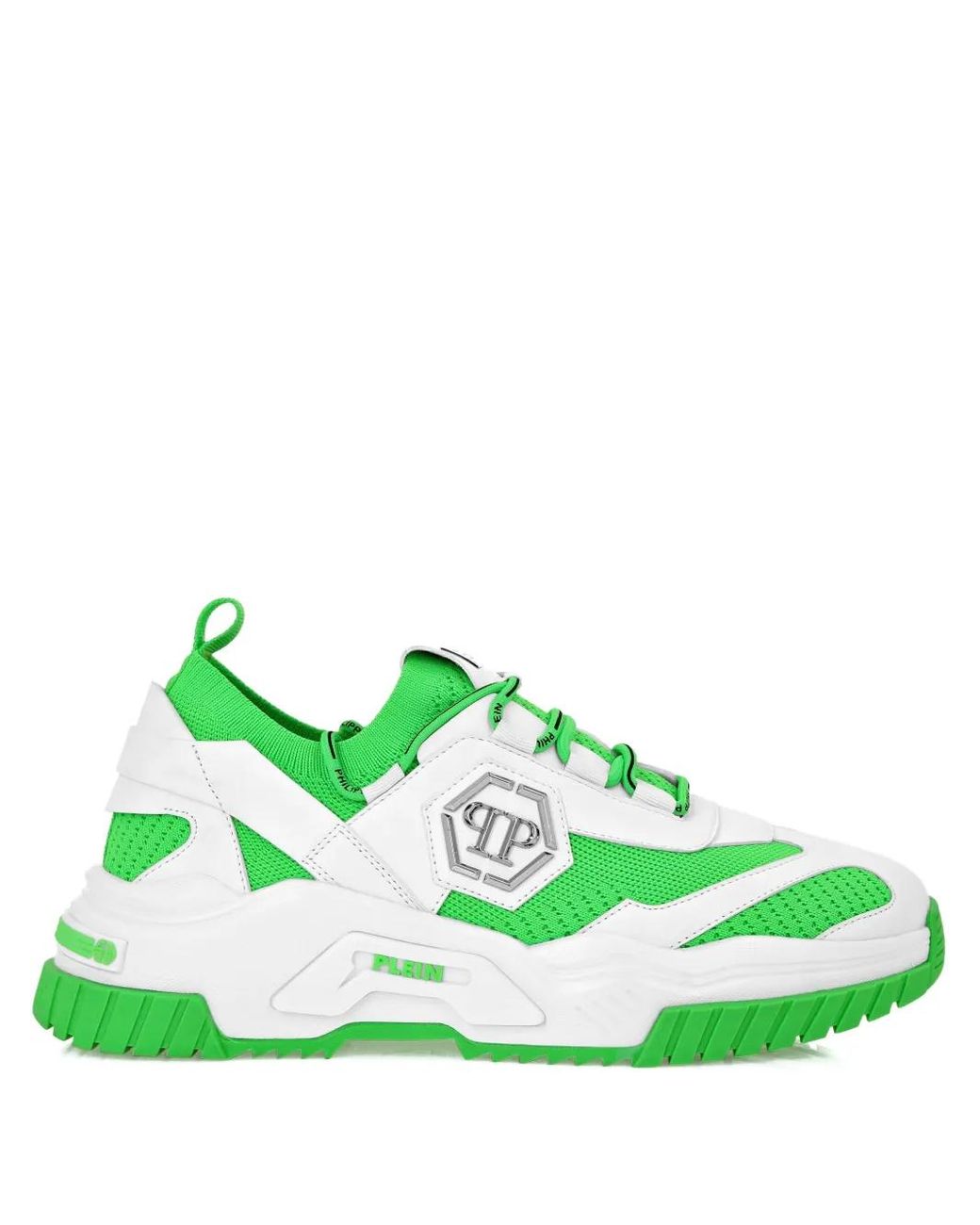 Philipp Plein Green Predator Sneakers