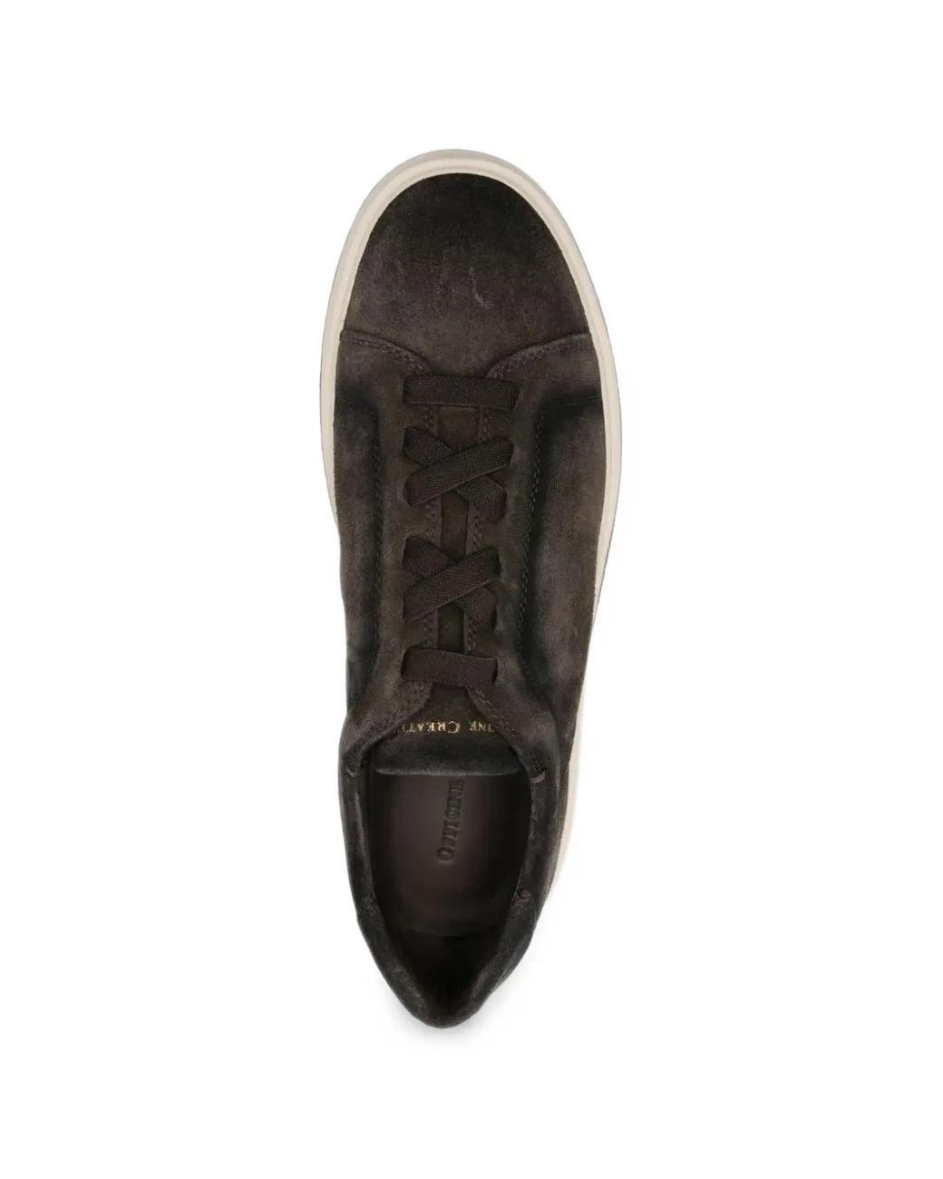 Officine Creative White Slouch 001 Lace-Up Sneakers for men