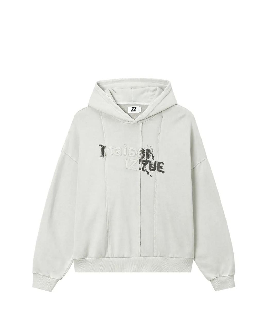 Izzue White Logo-Print Hoodie for men