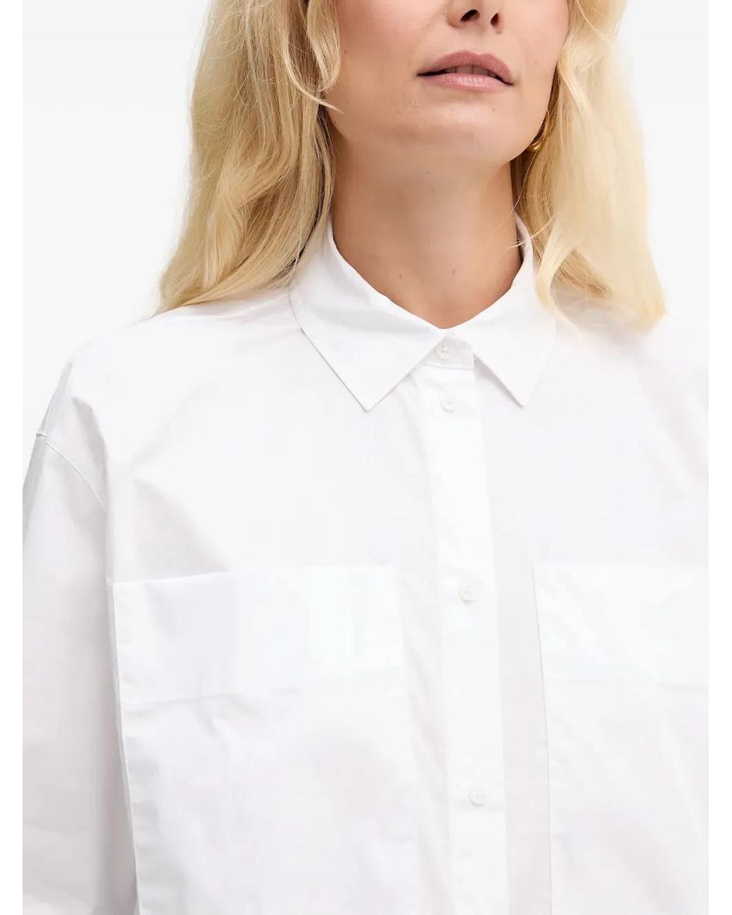 ARMANI EXCHANGE White Pocket Shirt