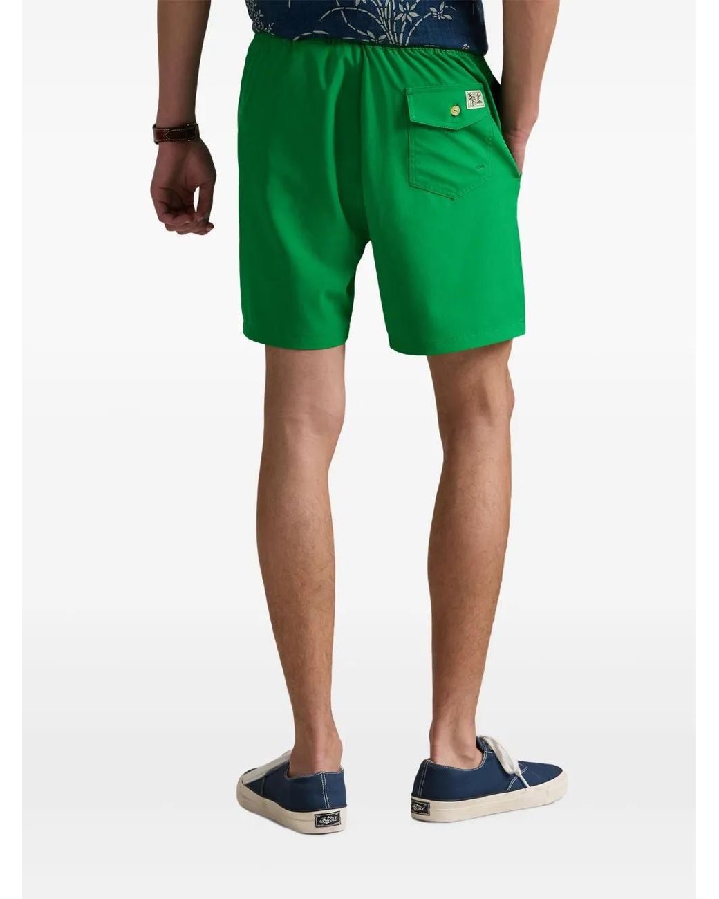 Polo Ralph Lauren Green Traveler Classic 14.6 Cm Beach Boxers for men