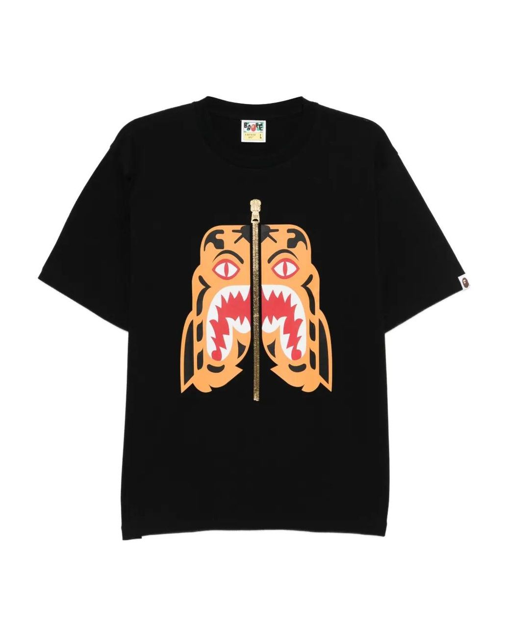 A Bathing Ape Black Tiger T-Shirt for men