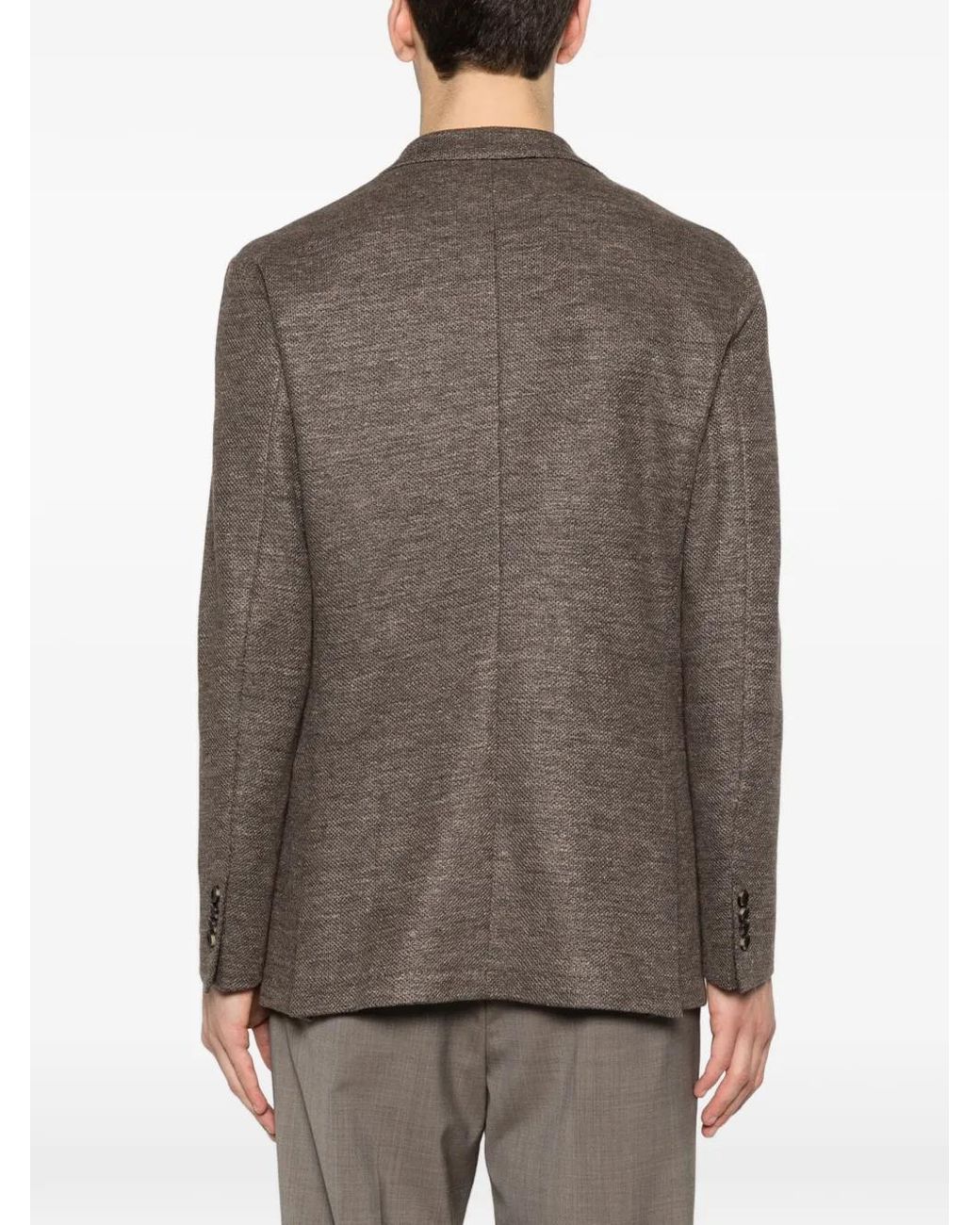 Latorre Brown Patch-Pocket Blazer for men