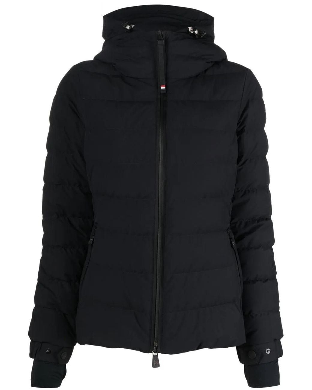 Moncler Black Funnel Neck Padded Jacket