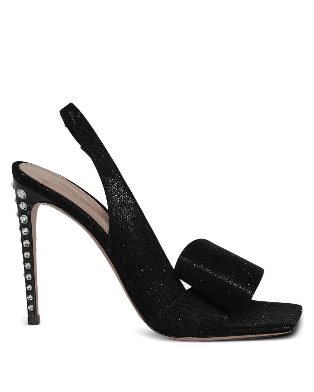 Gianvito Rossi Black 105Mm Flash Sandals