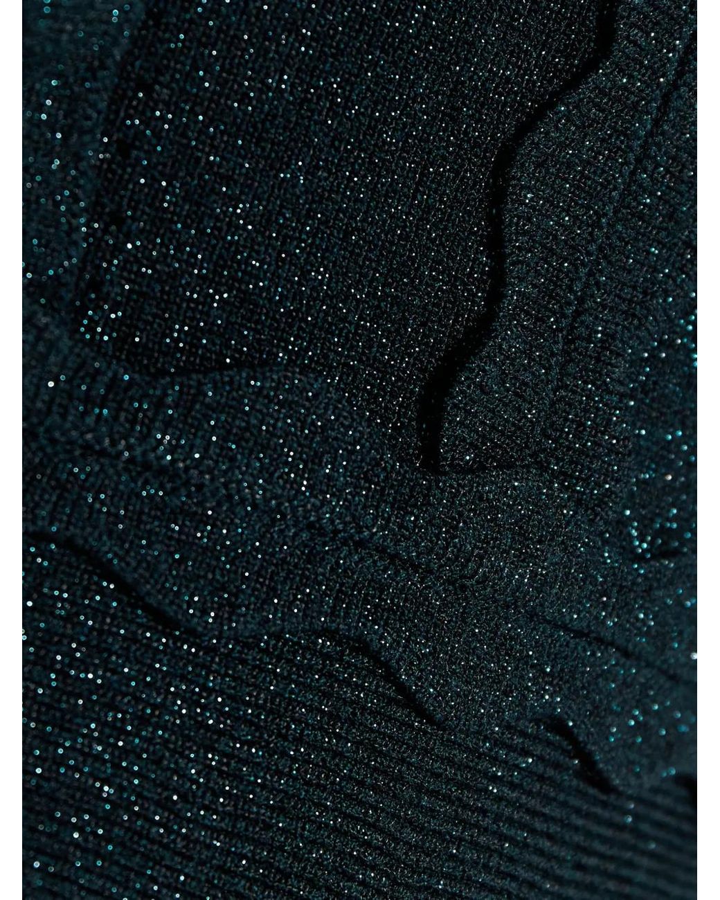 Needle & Thread Mini-Jurk Met V-Hals in het Blue