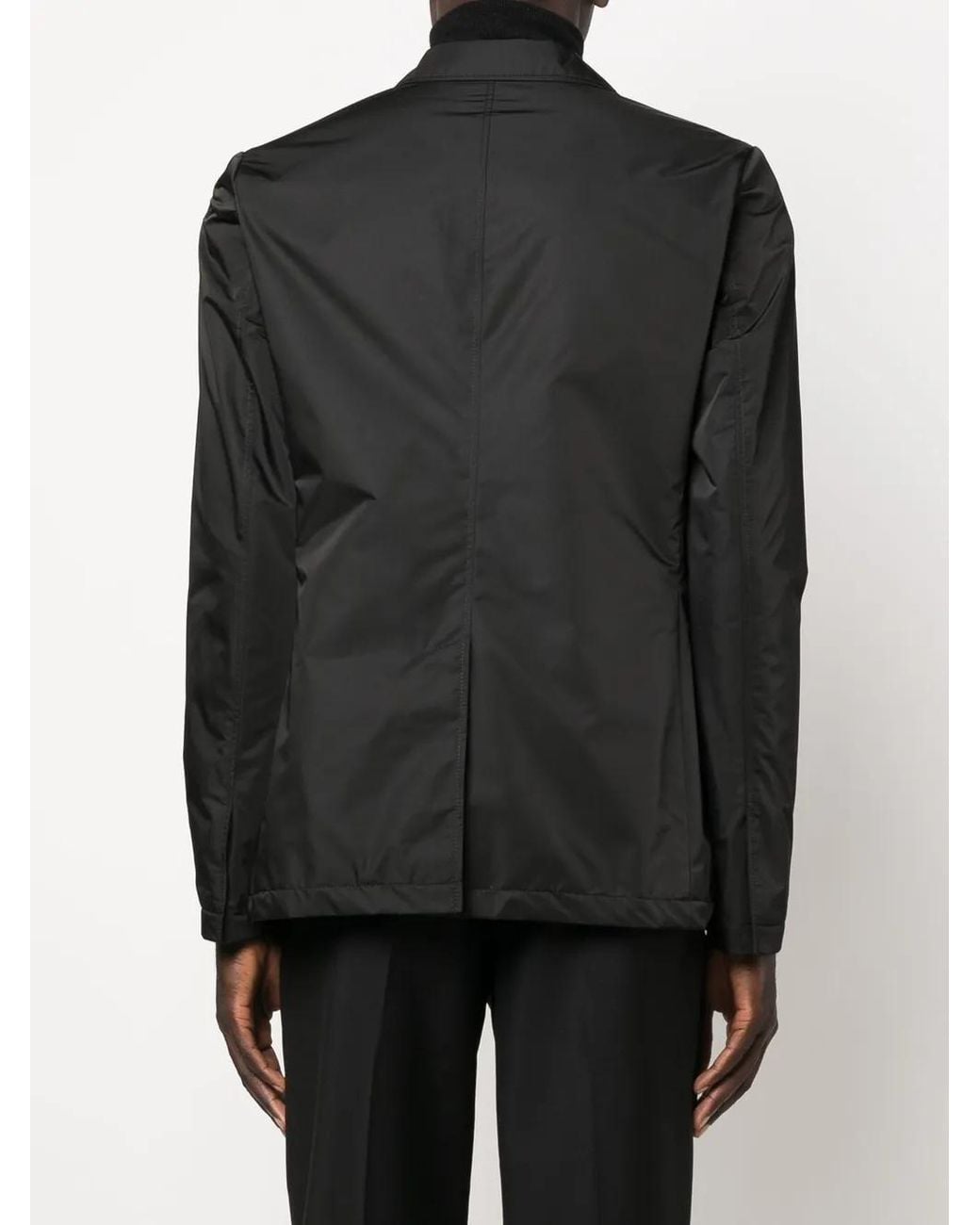 Givenchy Black 4G Buckle-Fastening Blazer for men