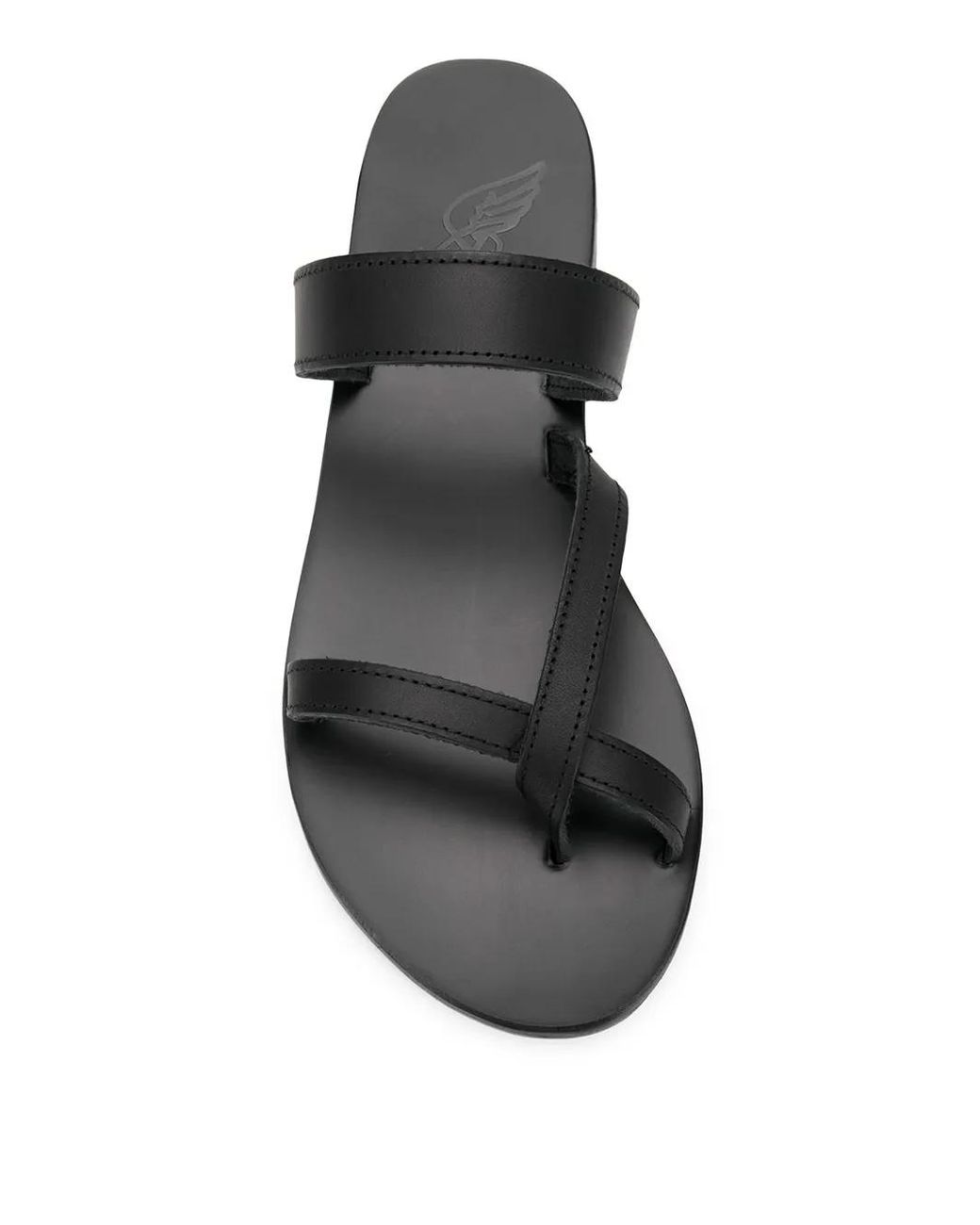 Ancient Greek Sandals Black Daphnae Sandals