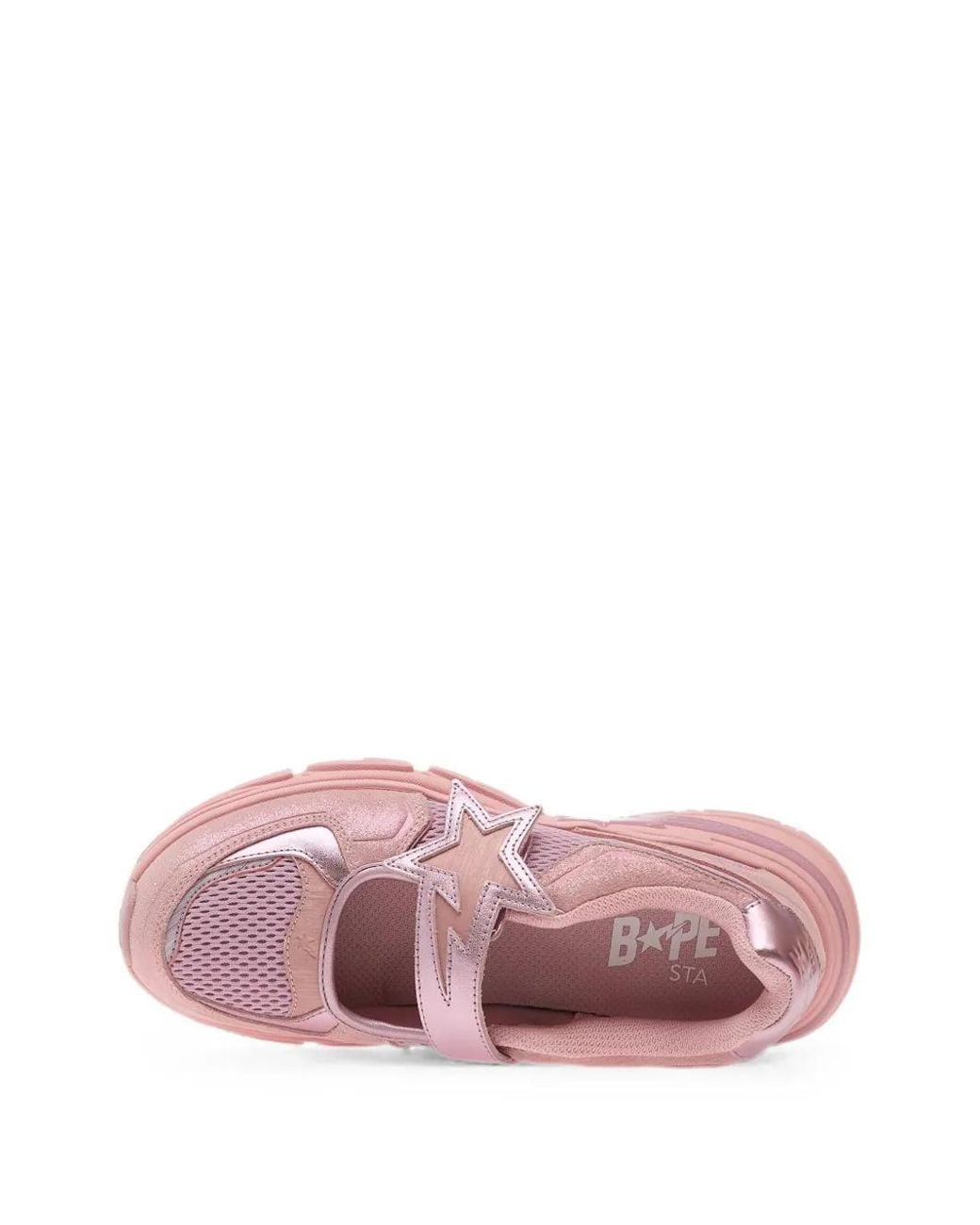 A Bathing Ape Pink Mary Jane Sta #1
