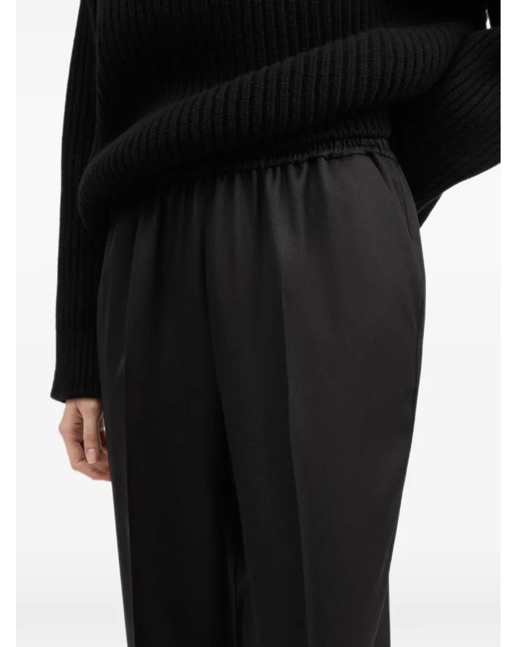 Skall Studio Black Johanna Straight-Leg Trousers