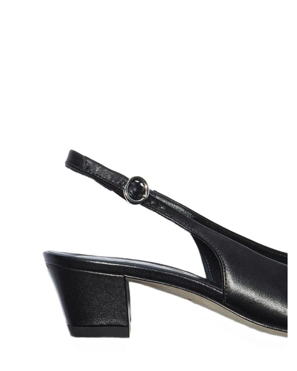 Aeyde Black Celeste Slingback Pumps