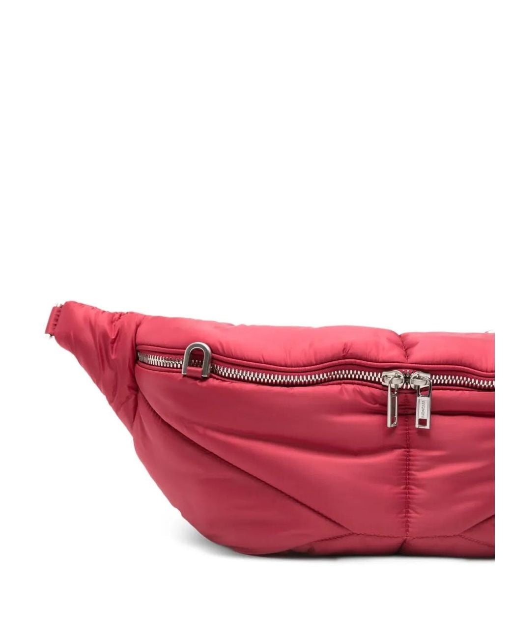 Moncler Pink Quilted Belt Bag for men