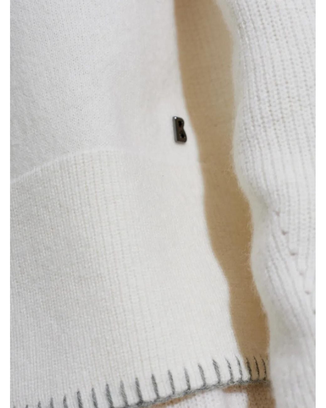 Bogner White Lena Wool Sweater