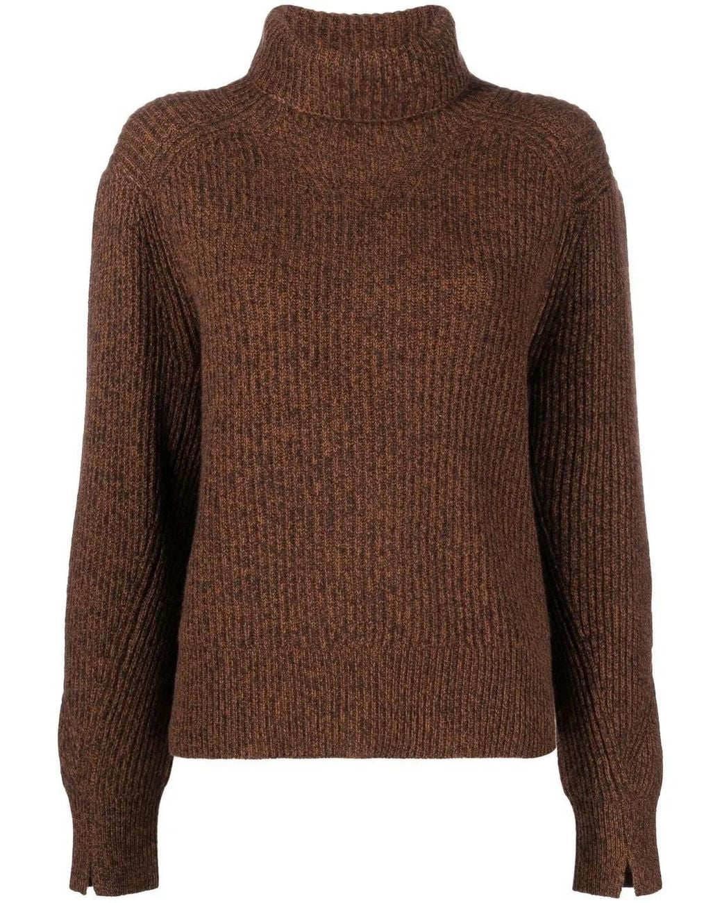 Rag & Bone Brown Pierce Cashmere Turtleneck Sweater