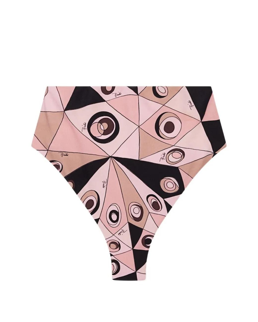 Emilio Pucci Pink Occhi-Print Bikini Bottom