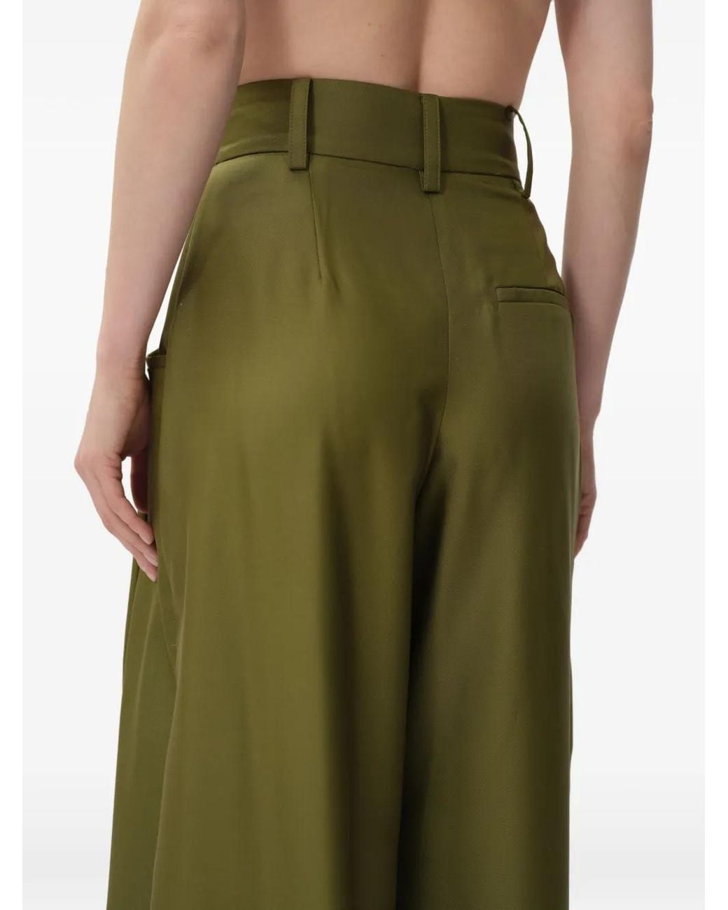 Concepto Green Wild Palazzo Pants