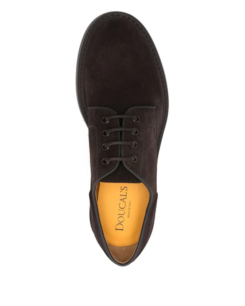 Doucal's Brown Derbies En Daim for men
