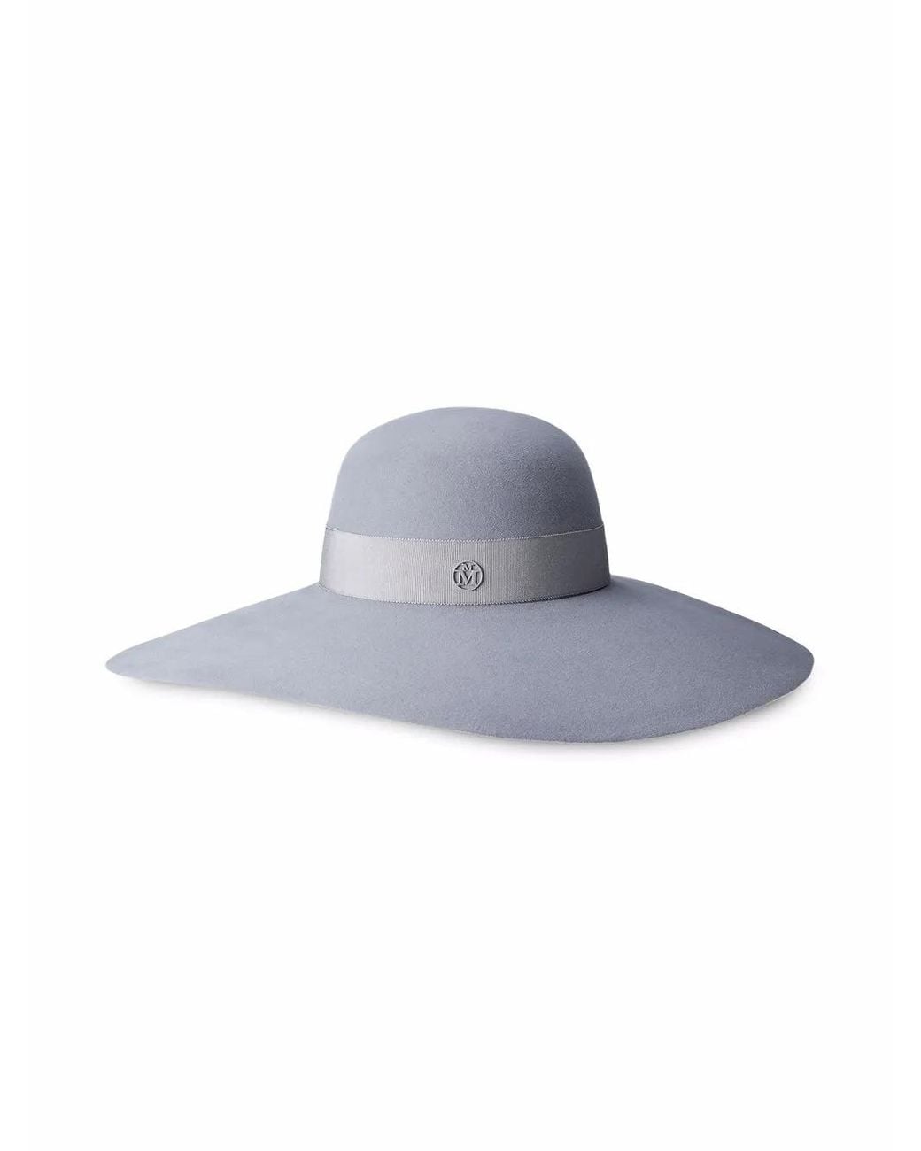 Maison Michel Blue Blanche Fur Felt Hat