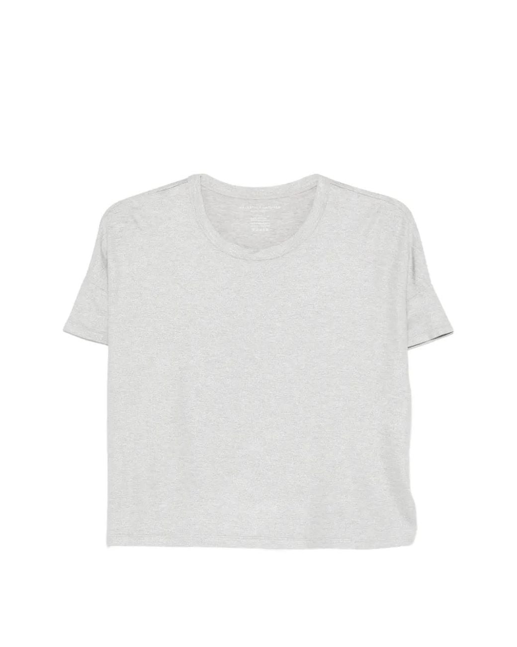 Majestic Filatures White Crew Neck T-Shirt