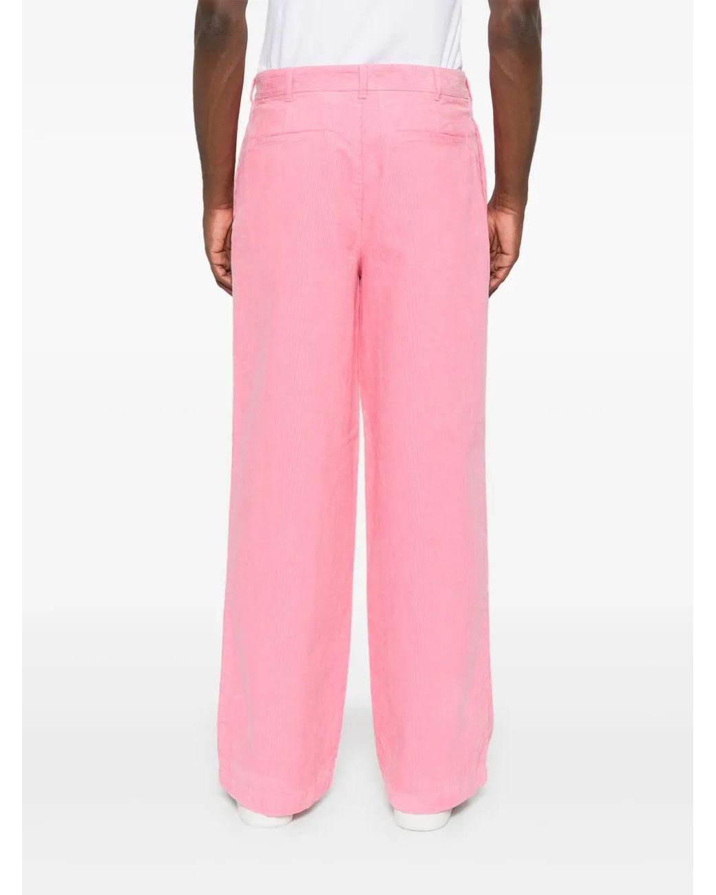Pantalones Rectos Acne de color Pink