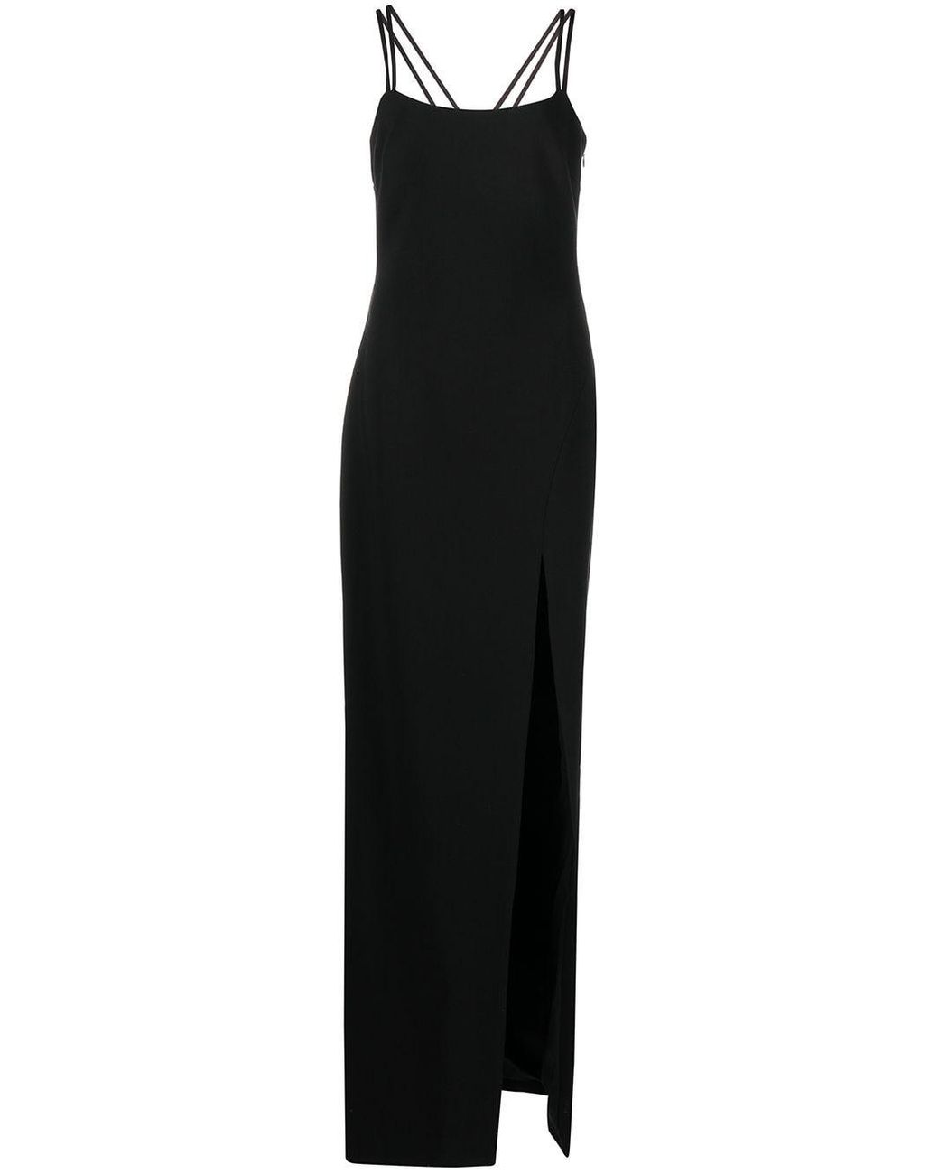 Likely Zona Slit-detail Gown in Black | Lyst
