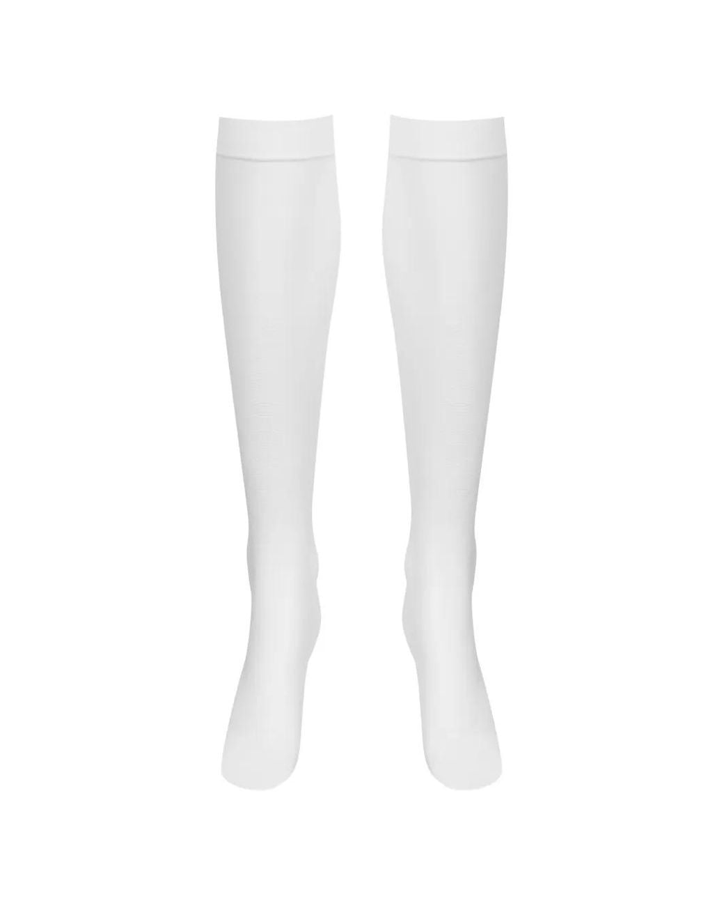 Maison Close White Pure Tentation Knee-High Socks
