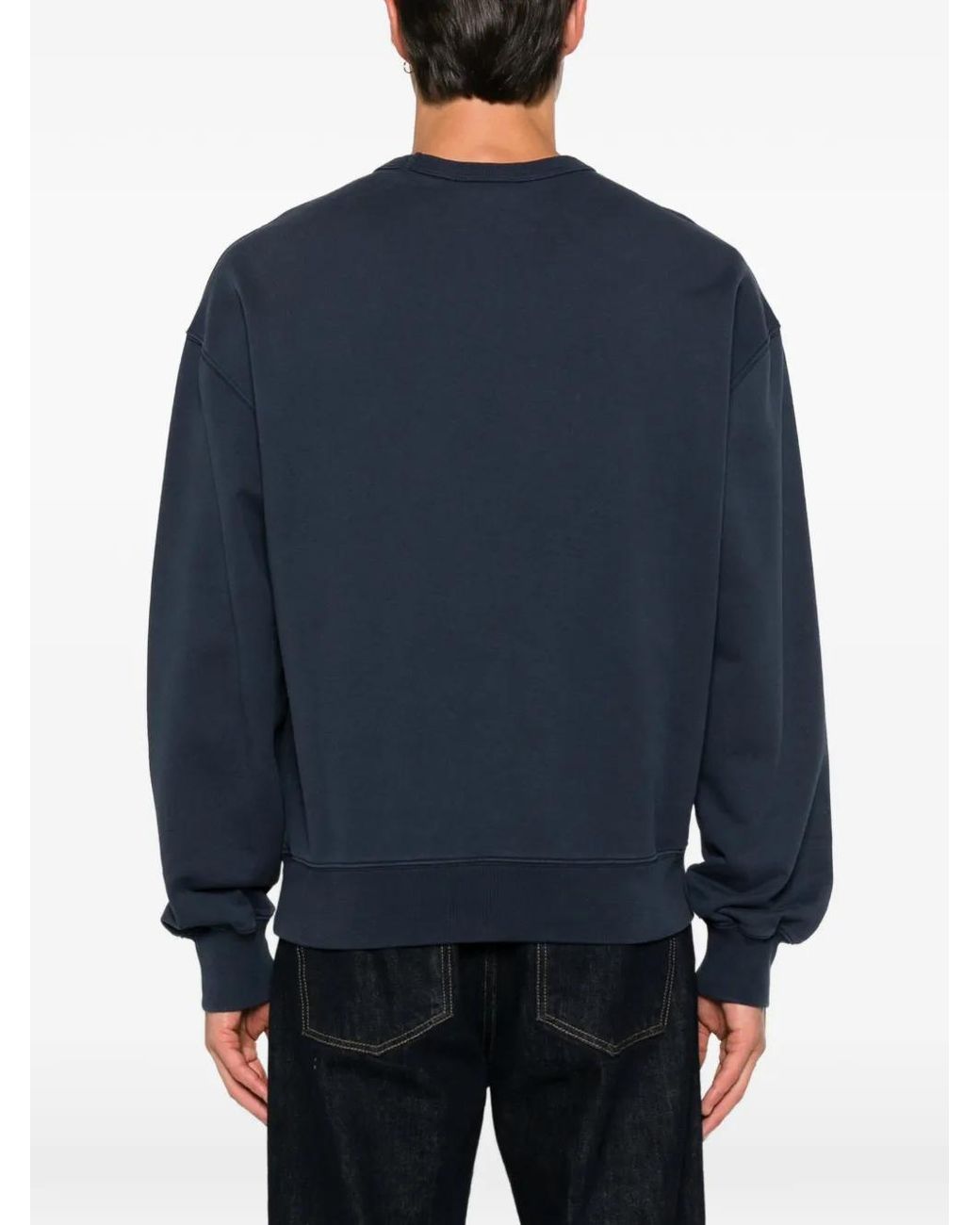 A.P.C. Blue Sweatshirt With A.P.C Logo for men