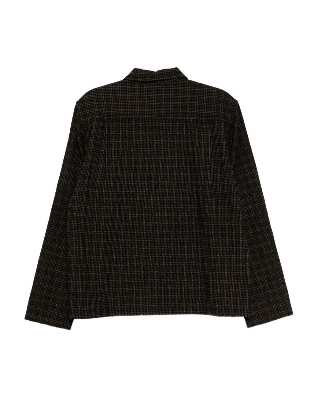 Universal Works Black Cedar Checked Jacket for men