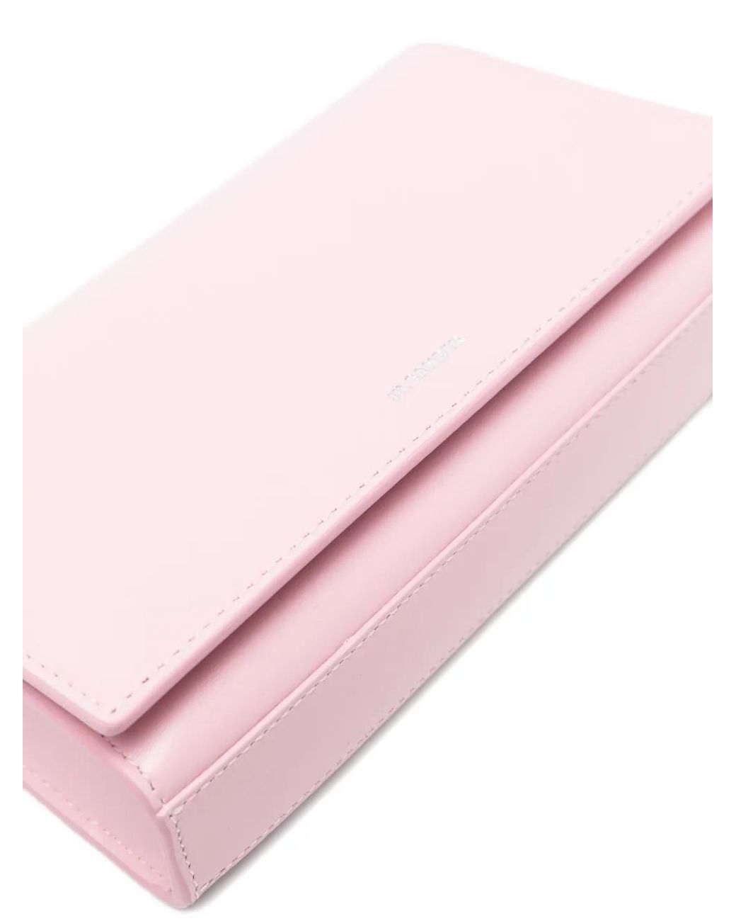 Jil Sander Pink Tangle Wallet With Strap